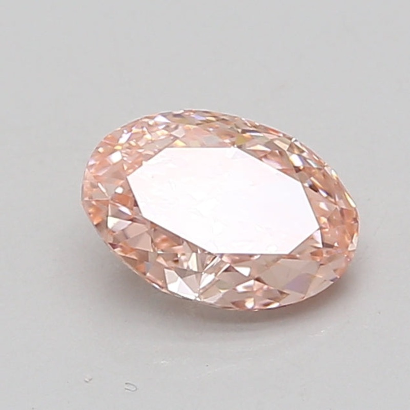 1.16 Ct Oval Lab Diamond  Fancy Vivid Pink  VS1   IGI