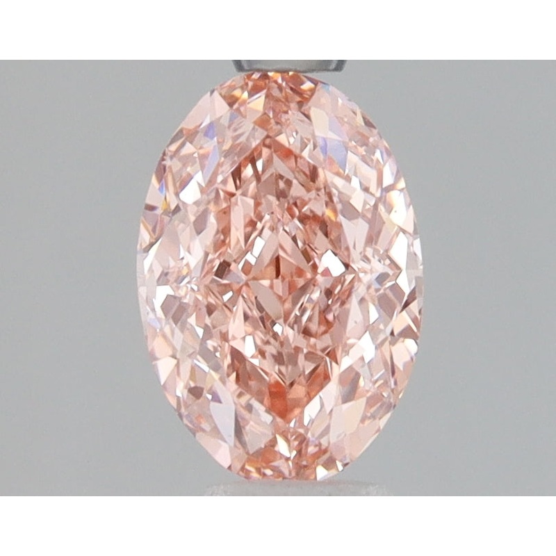 1.18 Ct Oval Lab Diamond  Fancy Vivid Pink  VS2   IGI