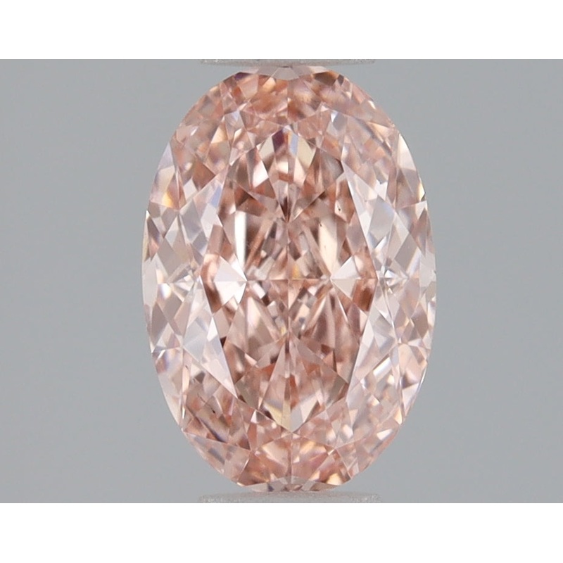 1.29 Ct Oval Lab Diamond  Fancy Vivid Pink  VS2   IGI