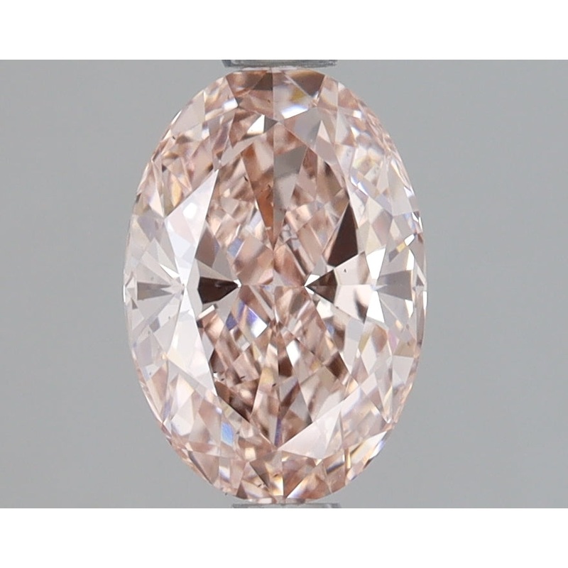1.3 Ct Oval Lab Diamond  Fancy Intense Pink  VS2   IGI