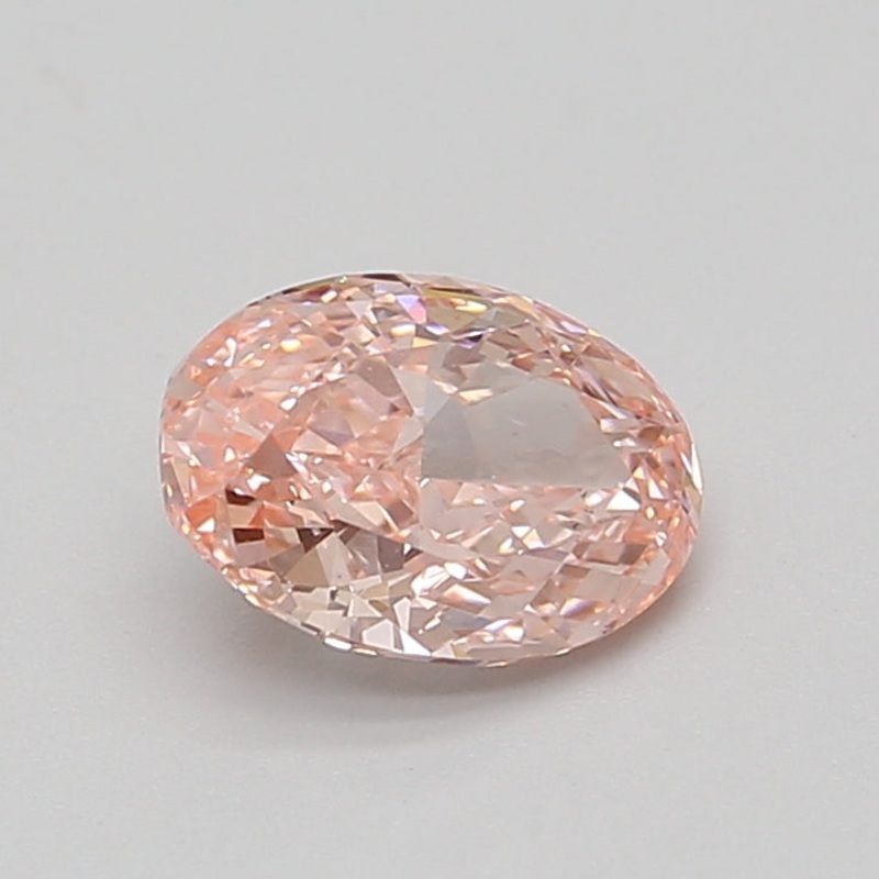 1.46 Ct Oval Lab Diamond  Fancy Vivid Pink  VS1   IGI
