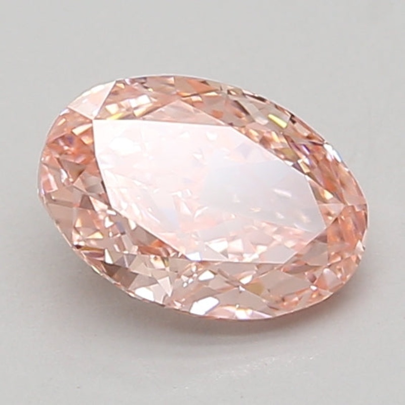 1.5 Ct Oval Lab Diamond  Fancy Vivid Pink  VVS2   IGI