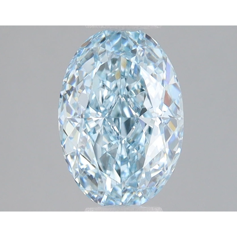 1.51 Ct Oval Lab Diamond  Fancy Intense Blue  VS1   IGI