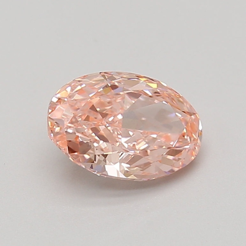 1.54 Ct Oval Lab Diamond  Fancy Vivid Pink  VS1   IGI