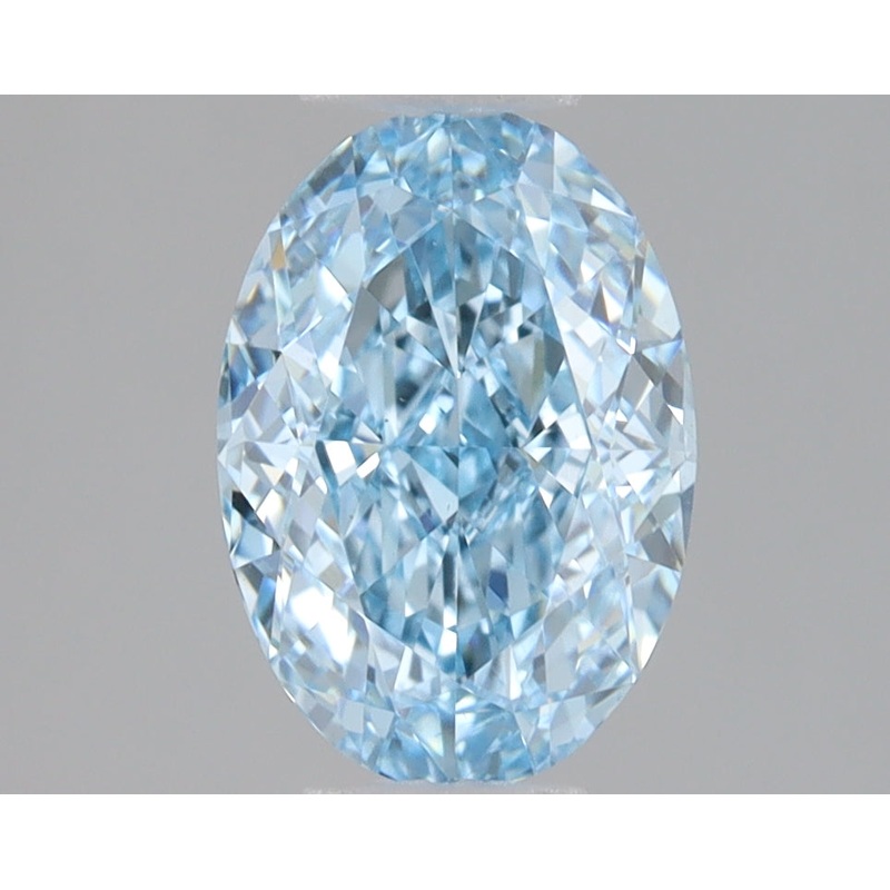 1.55 Ct Oval Lab Diamond  Fancy Vivid Blue  VVS2   IGI