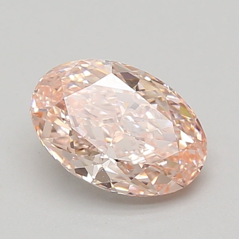 1.56 Ct Oval Lab Diamond  Fancy Intense Pink  VS2   IGI
