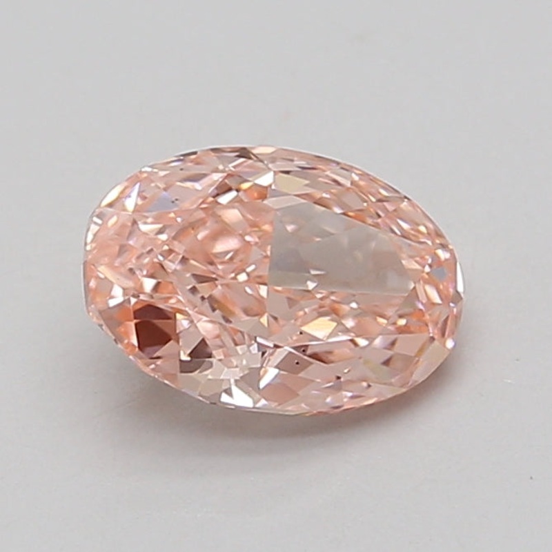1.56 Ct Oval Lab Diamond  Fancy Vivid Pink  VS2   IGI