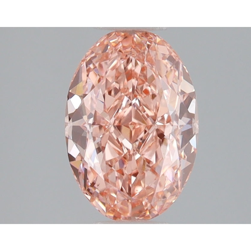 1.57 Ct Oval Lab Diamond  Fancy Vivid Pink  VS1   IGI
