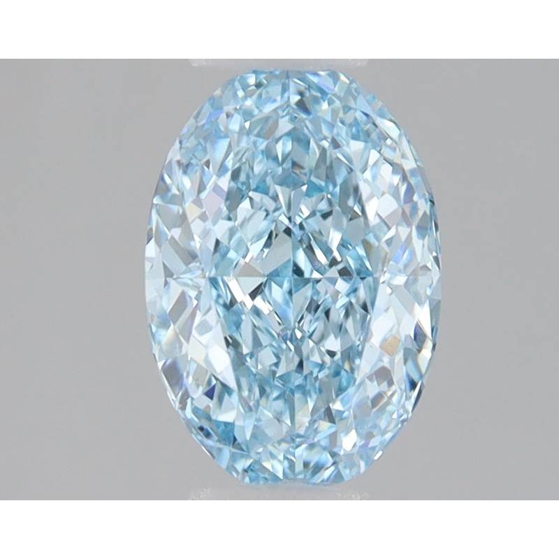 1.59 Ct Oval Lab Diamond  Fancy Vivid Blue  VS1   IGI