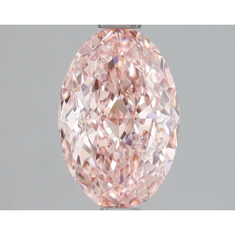 1.75 Ct Oval Lab Diamond  Fancy Vivid Pink  VS2   IGI