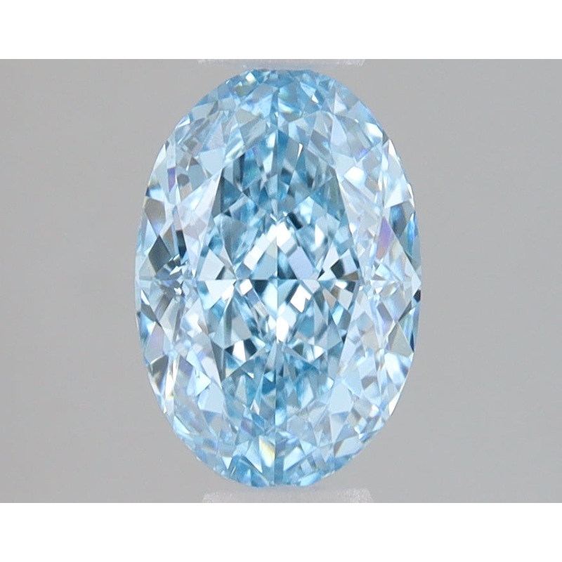 1.77 Ct Oval Lab Diamond  Fancy Vivid Blue  VS1   IGI