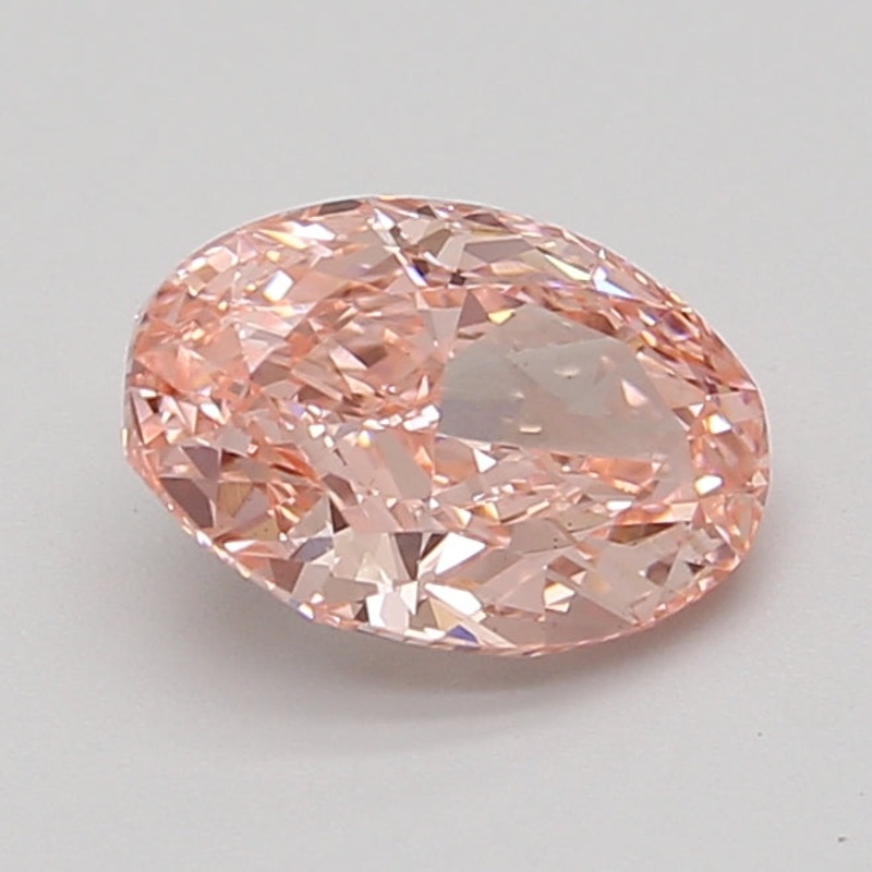 1.84 Ct Oval Lab Diamond  Fancy Vivid Pink  VS2   IGI