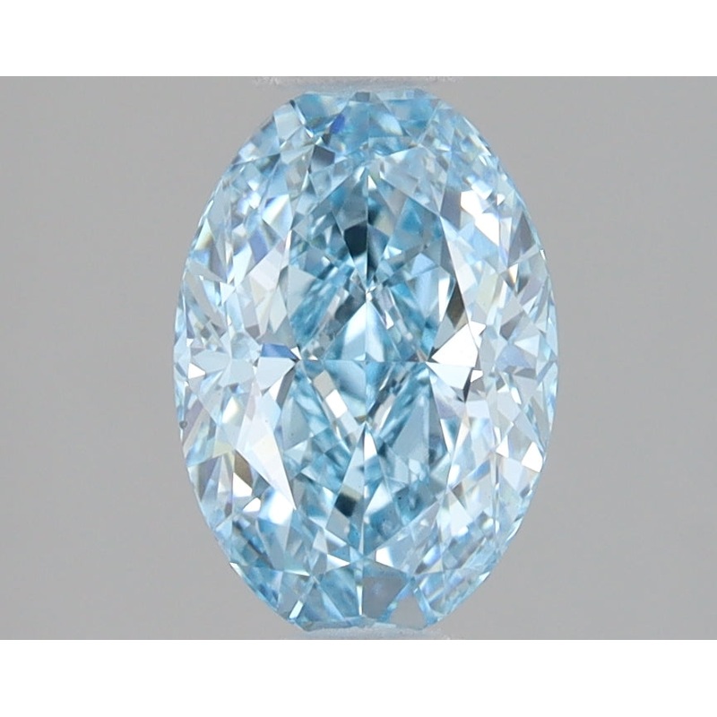 1.88 Ct Oval Lab Diamond  Fancy Vivid Blue  VS1   IGI