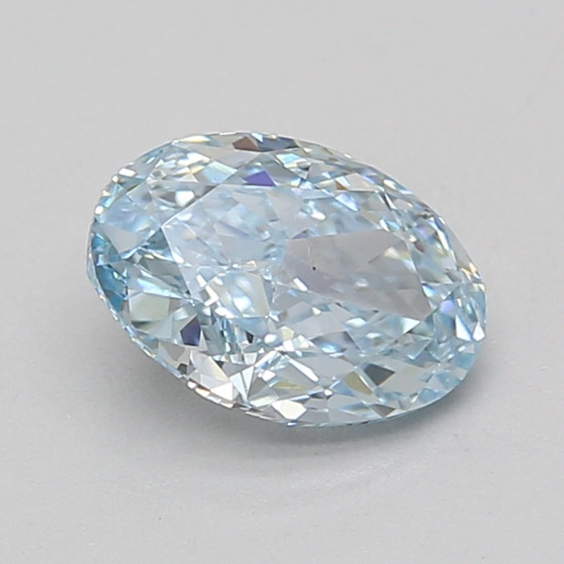 1.92 Ct Oval Lab Diamond  Fancy Intense Blue  VS1   IGI