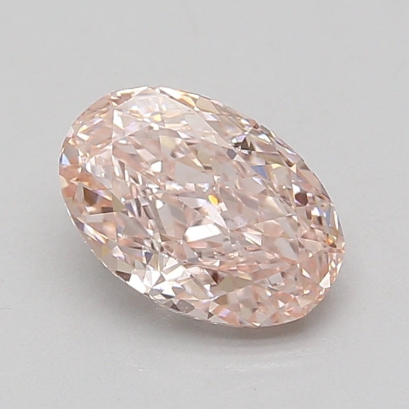 2.03 Ct Oval Lab Diamond  Fancy Intense Pink  VS2   IGI
