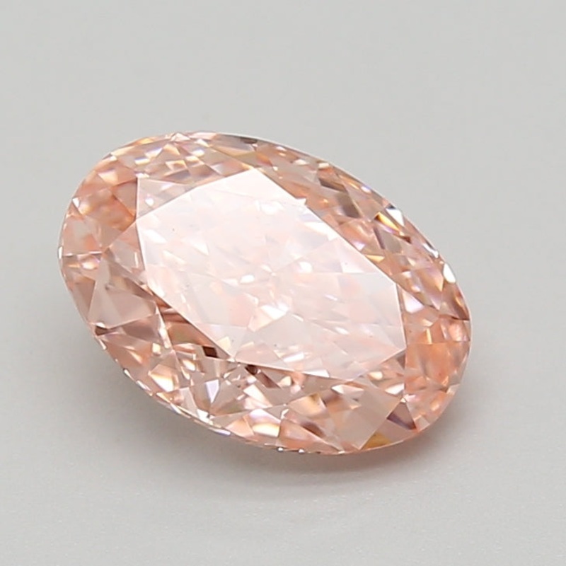2.03 Ct Oval Lab Diamond  Fancy Vivid Pink  VS1   IGI