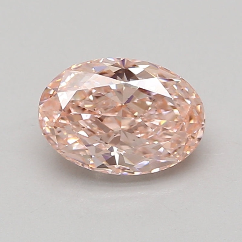 2.04 Ct Oval Lab Diamond  Fancy Vivid Pink  VS2   IGI