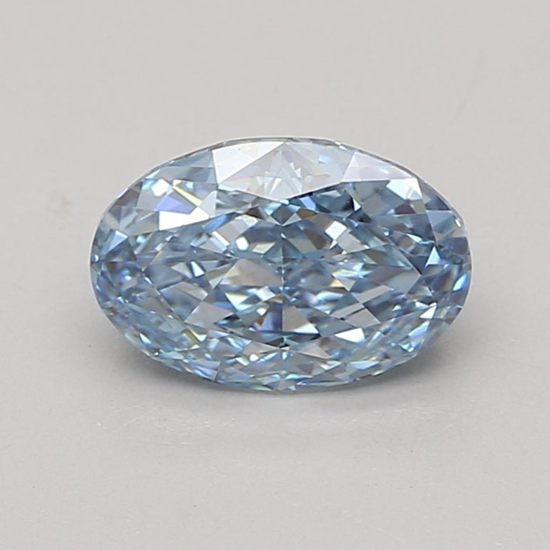 2.08 Ct Oval Lab Diamond  Fancy Vivid Blue  VVS2   IGI