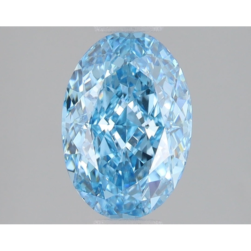 2.09 Ct Oval Lab Diamond  Fancy Vivid Blue  VVS2   IGI