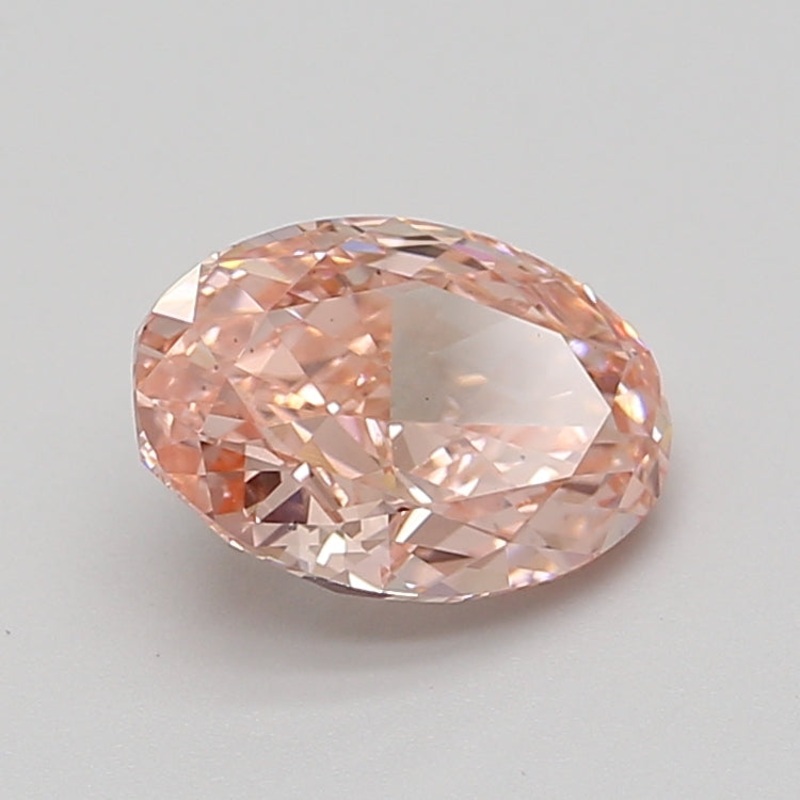 2.09 Ct Oval Lab Diamond  Fancy Vivid Pink  VS2   IGI