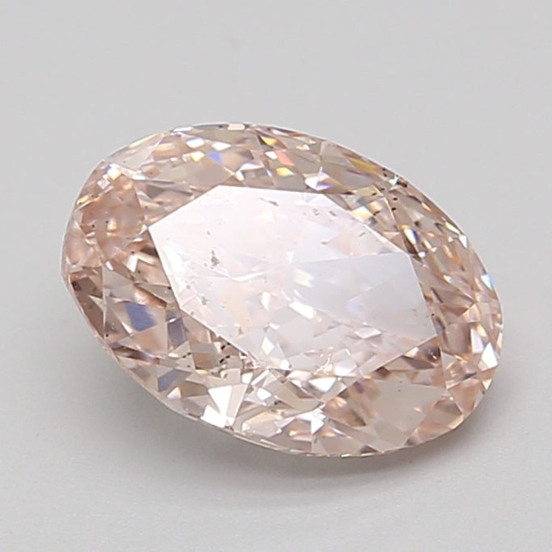 2.49 Ct Oval Lab Diamond  Fancy Intense Pink  SI1   IGI