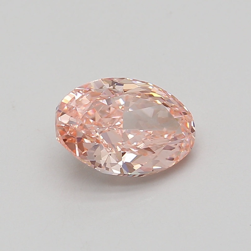 2.56 Ct Oval Lab Diamond  Fancy Vivid Pink  VS1   IGI