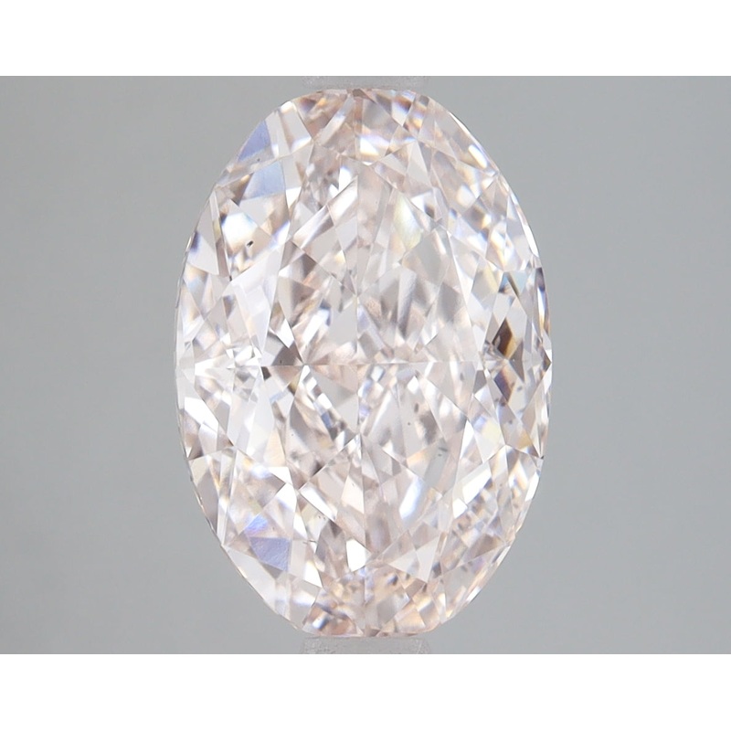3.07 Ct Oval Lab Diamond  Fancy Light Pink  VS1   IGI