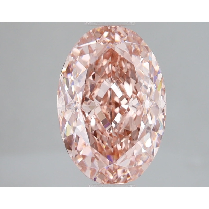 3.1 Ct Oval Lab Diamond  Fancy Vivid Pink  VS2   IGI