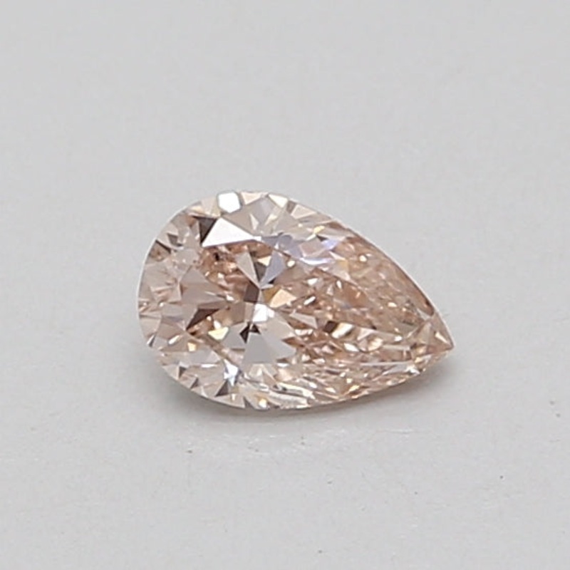 0.37 Ct Pear Lab Diamond  Fancy Brown Pink  VS2   IGI