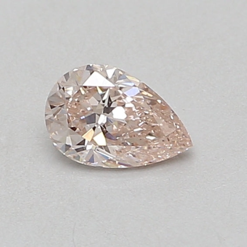 0.49 Ct Pear Lab Diamond  Fancy Light Pink  VS1   IGI