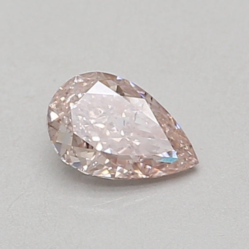 0.57 Ct Pear Lab Diamond  Fancy Pink  SI2   IGI