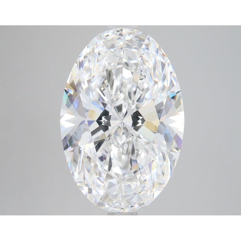 5.38 Ct Oval Lab Diamond  F  VS1   IGI