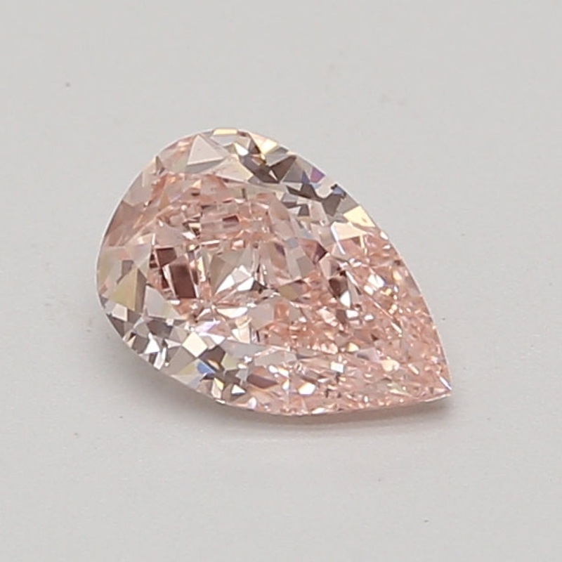 0.9 Ct Pear Lab Diamond  Fancy Intense Pink  VS2   IGI