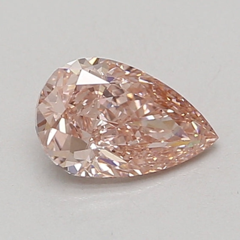 0.92 Ct Pear Lab Diamond  Fancy Intense Pink  VS2   IGI