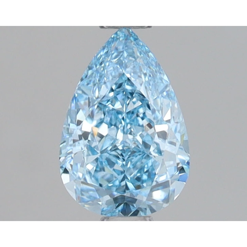 0.93 Ct Pear Lab Diamond  Fancy Vivid Blue  VS1   IGI