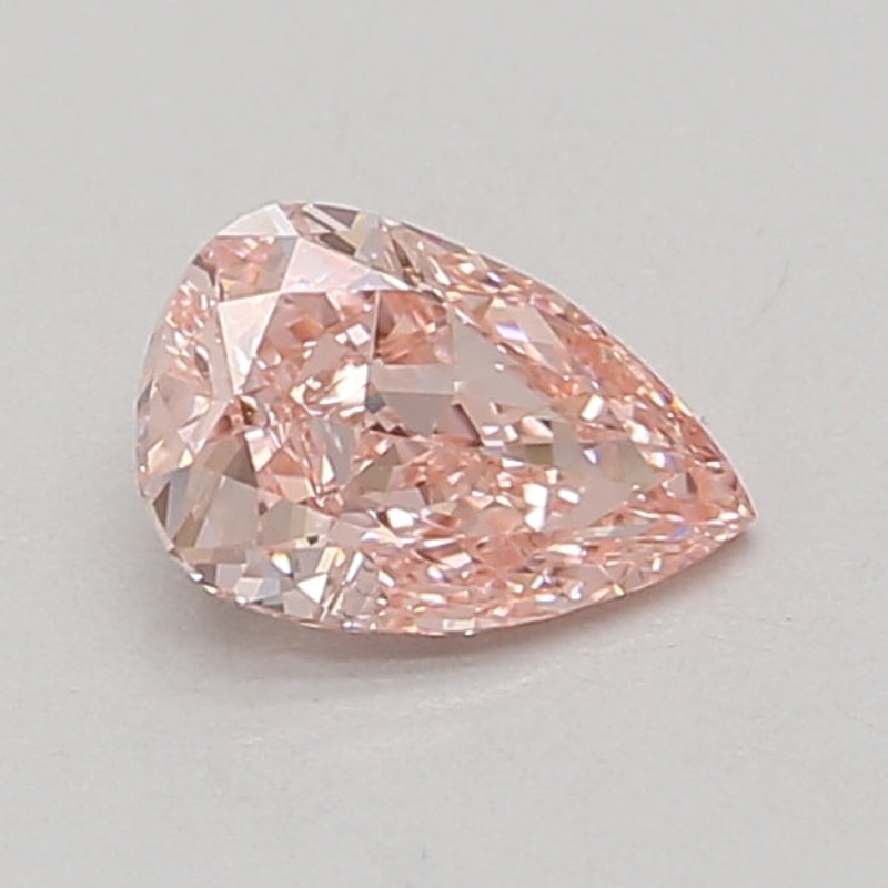0.93 Ct Pear Lab Diamond  Fancy Vivid Pink  VS1   IGI