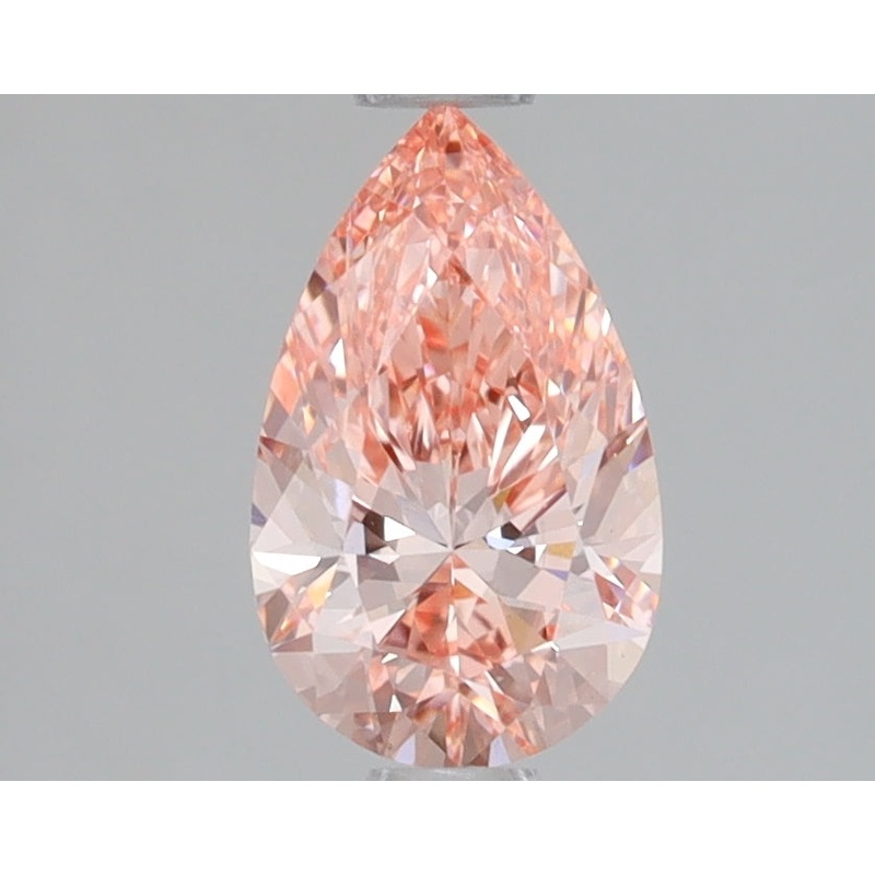0.96 Ct Pear Lab Diamond  Fancy Vivid Pink  VS1   IGI