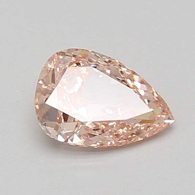 0.98 Ct Pear Lab Diamond  Fancy Vivid Pink  VS2   IGI