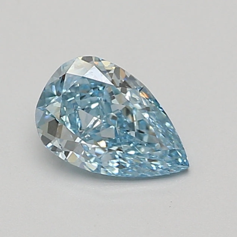 1.01 Ct Pear Lab Diamond  Fancy Vivid Blue  VS1   IGI