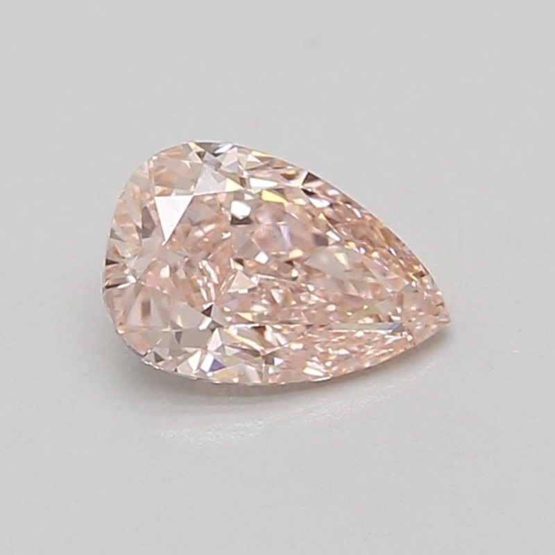 1.05 Ct Pear Lab Diamond  Fancy Intense Pink  VS2   IGI