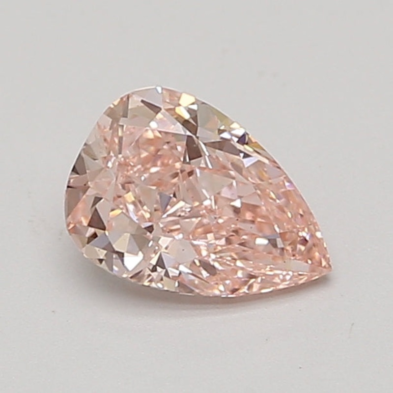 1.06 Ct Pear Lab Diamond  Fancy Intense Pink  VS2   IGI