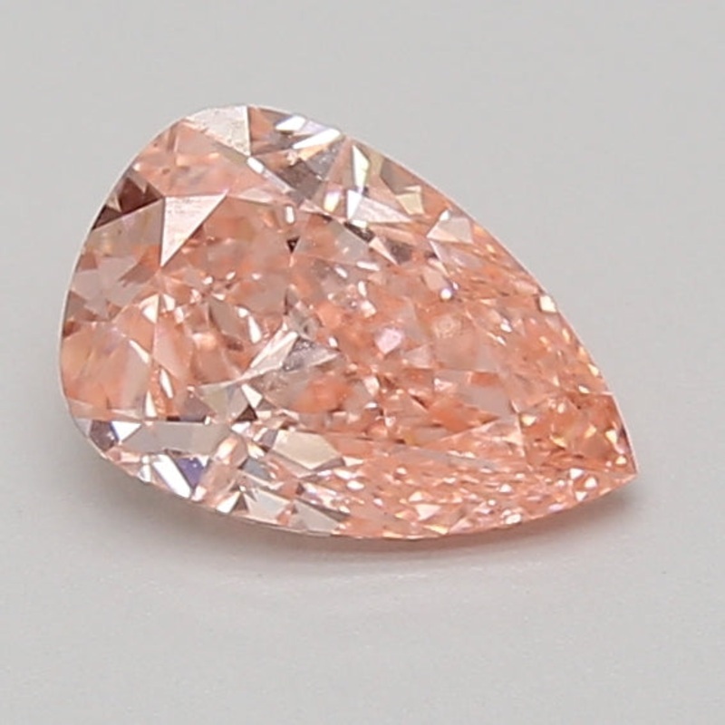 1.06 Ct Pear Lab Diamond  Fancy Vivid Pink  VS2   IGI