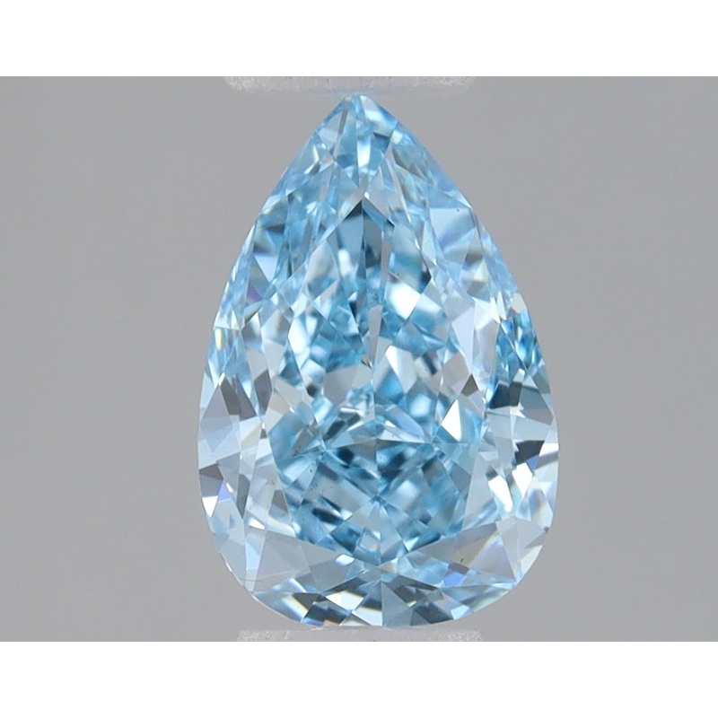1.07 Ct Pear Lab Diamond  Fancy Vivid Blue  VS1   IGI