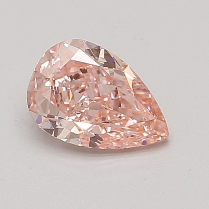 1.07 Ct Pear Lab Diamond  Fancy Vivid Pink  VS1   IGI