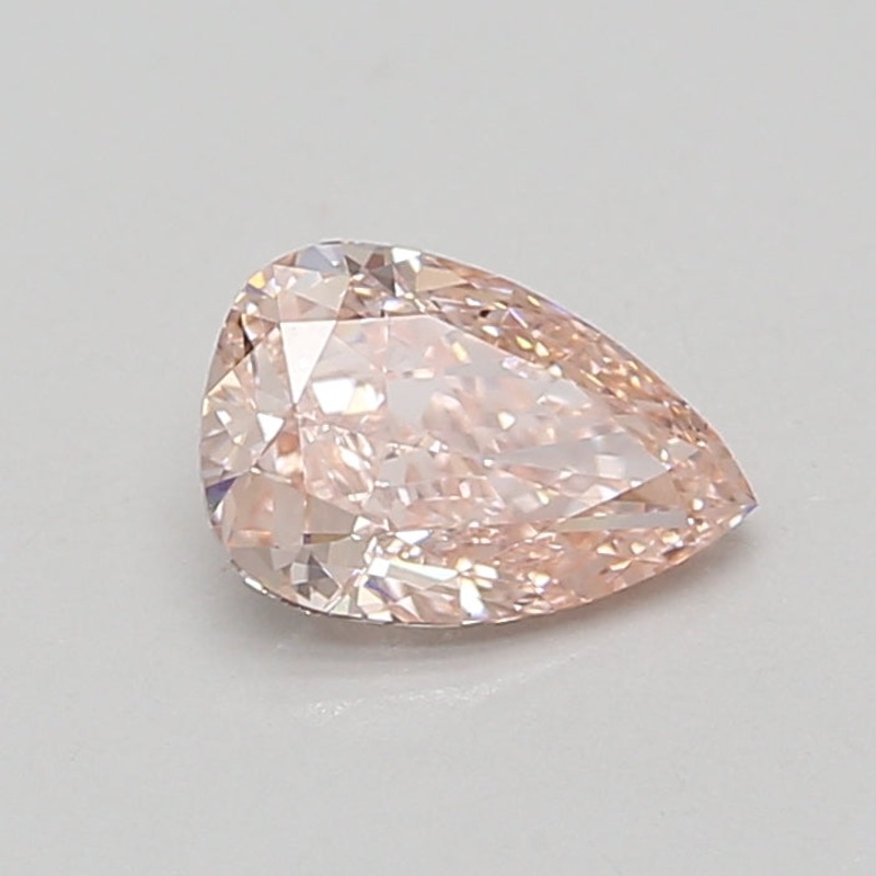 1.08 Ct Pear Lab Diamond  Fancy Intense Pink  VS1   IGI