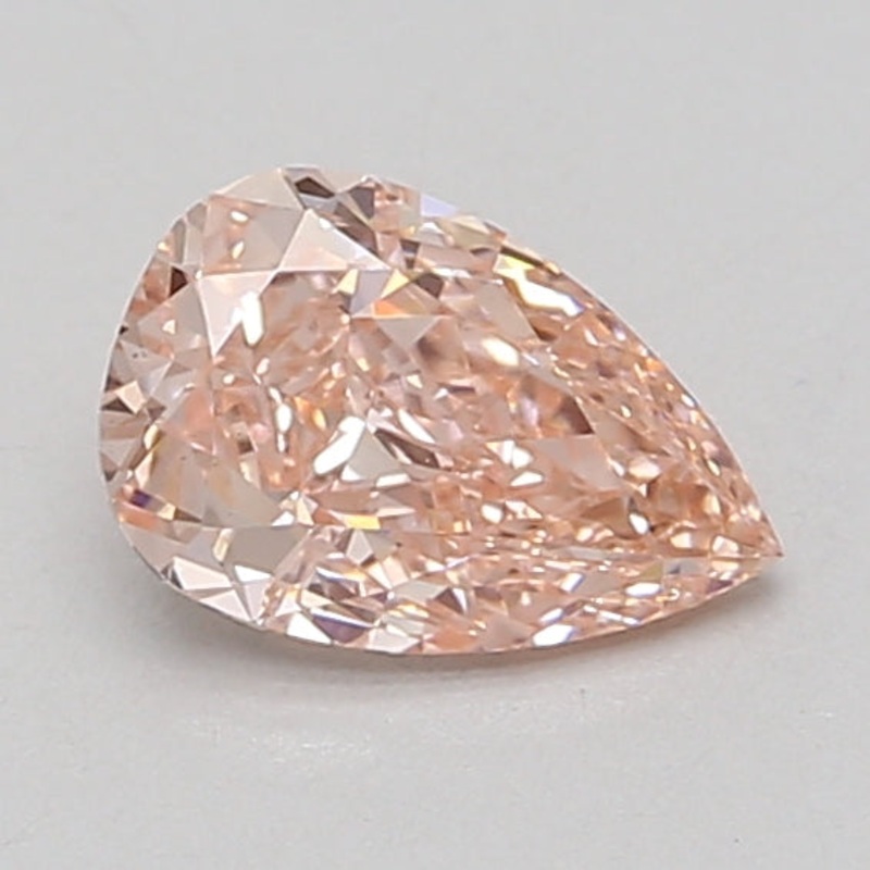 1.1 Ct Pear Lab Diamond  Fancy Vivid Pink  VS1   IGI