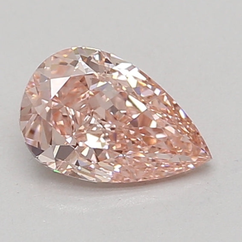 1.14 Ct Pear Lab Diamond  Fancy Vivid Pink  VVS2   IGI
