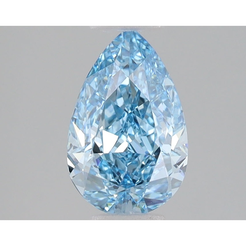 1.19 Ct Pear Lab Diamond  Fancy Vivid Blue  VVS1   IGI