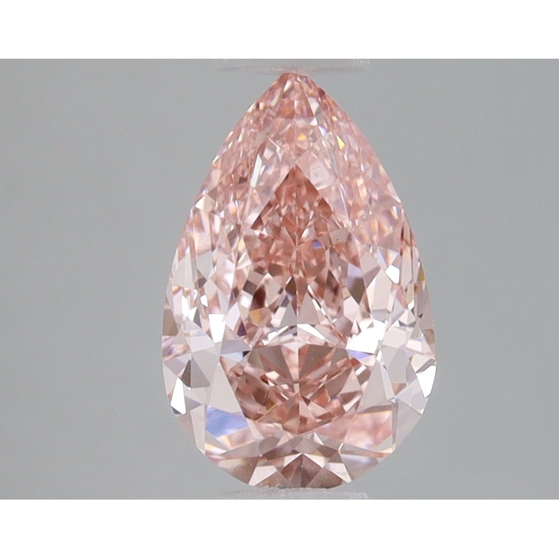1.19 Ct Pear Lab Diamond  Fancy Vivid Pink  VS1   IGI