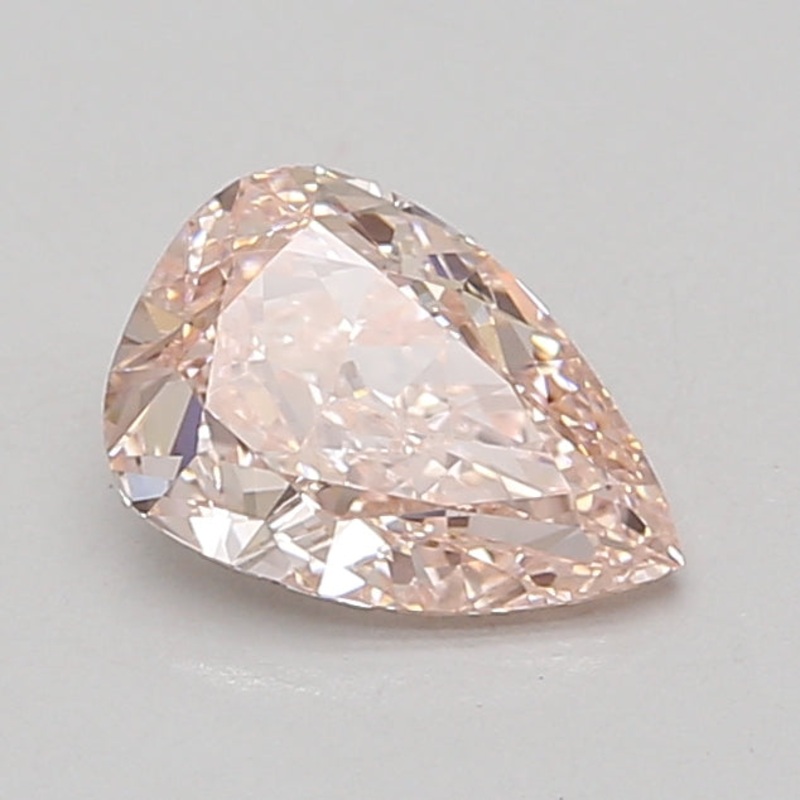 1.29 Ct Pear Lab Diamond  Fancy Intense Pink  VS1   IGI